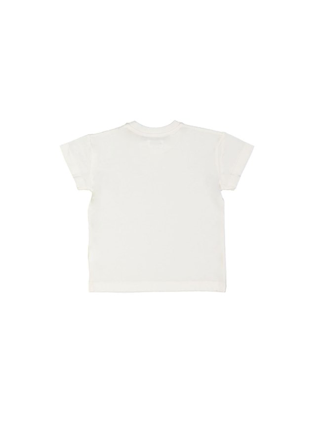 T-shirt heart eye ecru  12m