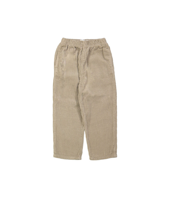 Comfy broek brede rib beige 
