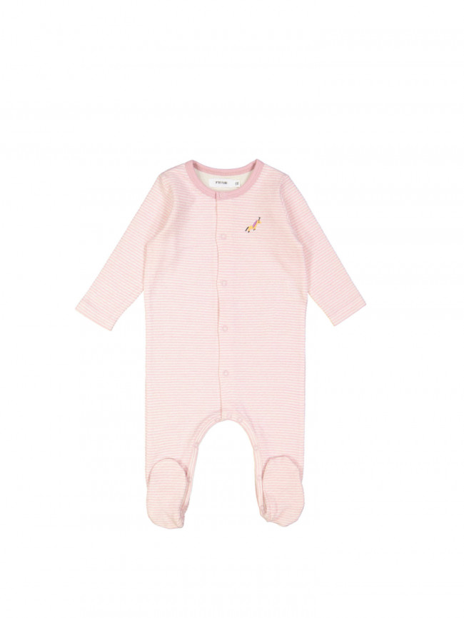 pyjama streep unicorn roze 00m