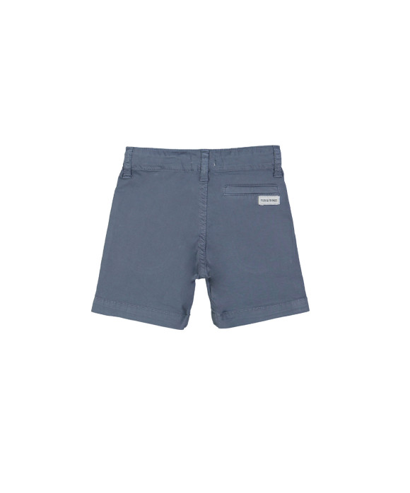 Chino bermuda grijsblauw 