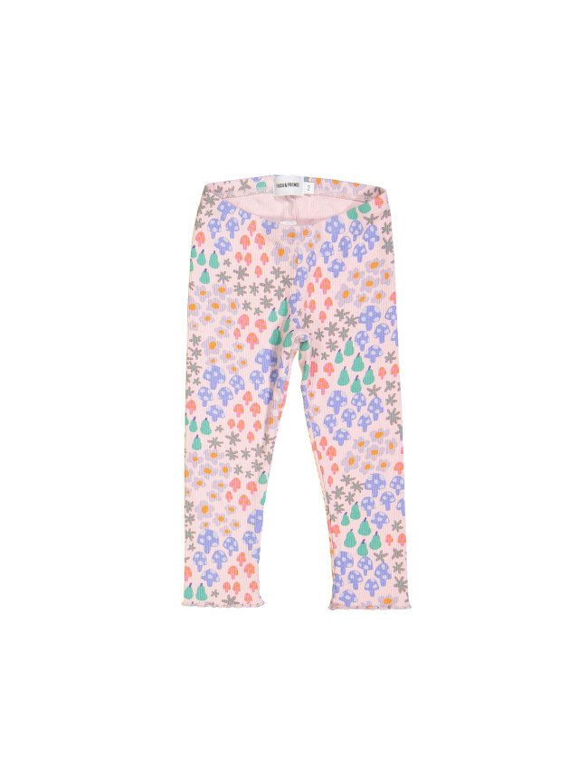 legging rib fummer forest roze 03j