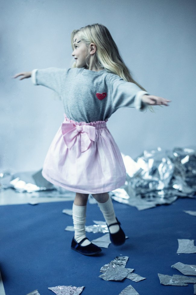 Rok strik roze 09j